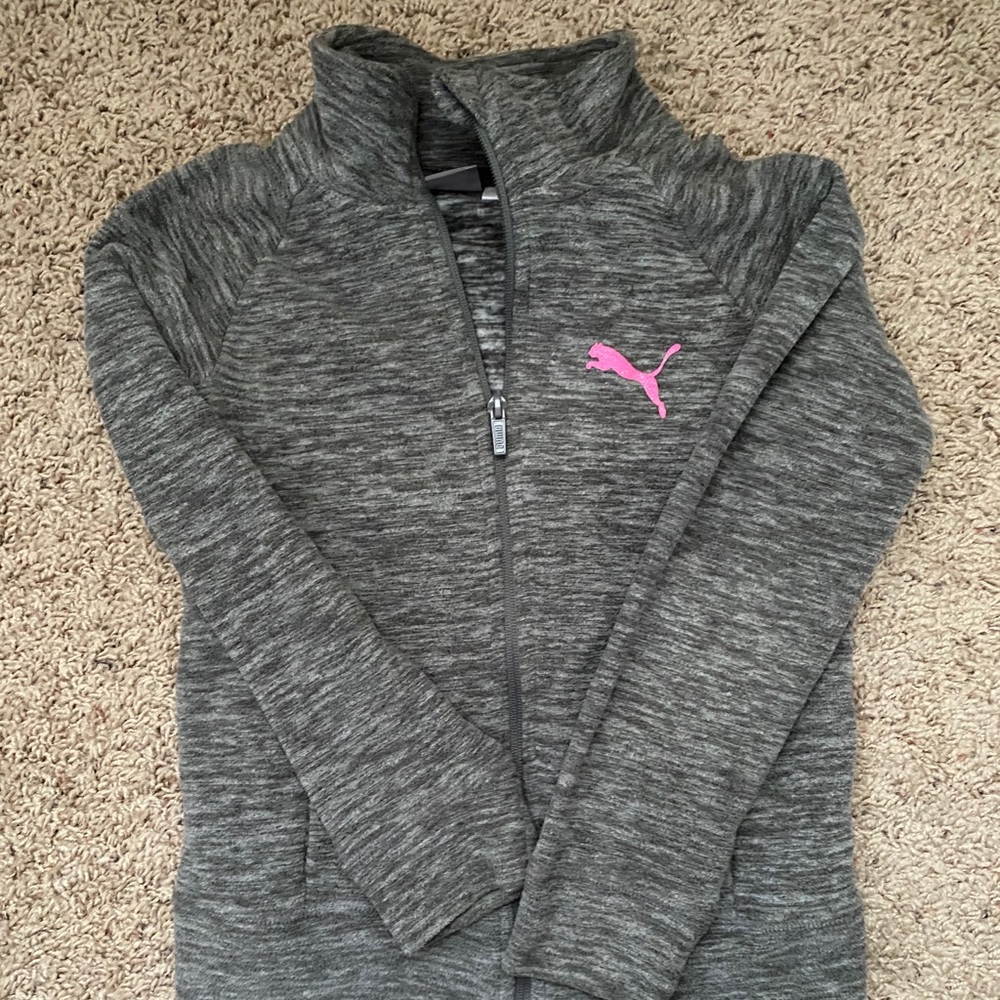 Girls Puma Zip Up